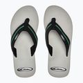 Quiksilver vyriškos Molokai Layback Saturn šlepetės balta ir juoda AQYL101319 12