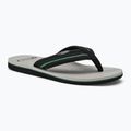 Quiksilver vyriškos Molokai Layback Saturn šlepetės balta ir juoda AQYL101319