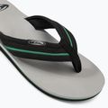 Quiksilver vyriškos Molokai Layback Saturn šlepetės balta ir juoda AQYL101319 7