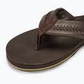 Vyriškos šlepetės per pirštą Quiksilver Carver Natural II brown 1 7