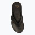 Vyriškos šlepetės per pirštą Quiksilver Carver Natural II black 1 5