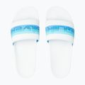 Quiksilver vyriškos Rivi Wordmark Slide white/blue/blue šlepetės 12