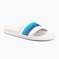 Quiksilver vyriškos Rivi Wordmark Slide white/blue/blue šlepetės