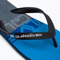 Quiksilver vyriškos Molokai Wordblock šlepetės blue-grey AQYL101287 7