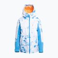 Moteriška snieglenčių striukė ROXY Chloe Kim azure blue clouds 7