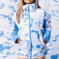 Moteriška snieglenčių striukė ROXY Chloe Kim azure blue clouds 9