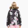 Vaikiška snieglenčių striukė ROXY Jet Ski Girl true black blurry flower 3