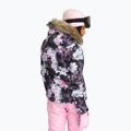 Moteriška snieglenčių striukė ROXY Jet Ski true black blurry flower 3