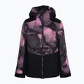 Vaikiška snieglenčių striukė ROXY Silverwinter Girl true black pansy pansy 3