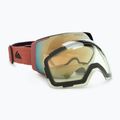 Snieglenčių akiniai Quiksilver Greenwood S3 black redwood/clux gold mi
