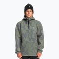 Quiksilver Shredder Hoodie tie dye true black snieglenčių džemperis