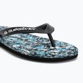 Vyriškos šlepetės per pirštą Quiksilver Molokai Recycled black/blue/blue 7