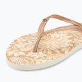 Moteriškos šlepetės per pirštą ROXY Bermuda Print peach cream 7