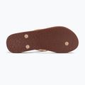 Moteriškos šlepetės per pirštą ROXY Bermuda Print brown combo 4