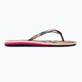 Moteriškos šlepetės per pirštą ROXY Portofino III black/pink/soft lime 2