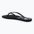 Moteriškos šlepetės per pirštą ROXY Viva Stamp II black/boysenberry 3