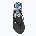 Moteriškos šlepetės per pirštą ROXY Viva Stamp II black/boysenberry 5