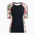 Moteriški plaukimo marškinėliai ROXY Lycra Printed anthracite palm song s 6