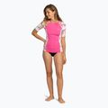 Moteriški plaukimo marškinėliai ROXY Lycra Printed white happy tropical swim 2