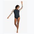 Moteriški plaukimo marškinėliai ilgomis rankovėmis ROXY Lycra Printed anthracite palm song s 3