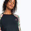 Moteriški plaukimo marškinėliai ilgomis rankovėmis ROXY Lycra Printed anthracite palm song s 6