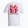 Vyriški plaukimo marškinėliai Quiksilver Everyday Surf Tee white/black 5