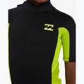 Vaikiškas plaukimo hidrokostiumas Billabong 2 mm Foil BZ FL fluro lime 4