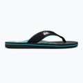 Vyriškos šlepetės per pirštą Quiksilver Molokai Layback II blue / black / blue 2