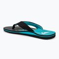 Vyriškos šlepetės per pirštą Quiksilver Molokai Layback II blue / black / blue 3