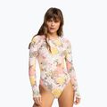 Moteriškas vientisas maudymosi kostiumėlis ROXY Playa Paradise Onesize Back Zip LS white viva la vida 5