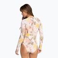 Moteriškas vientisas maudymosi kostiumėlis ROXY Playa Paradise Onesize Back Zip LS white viva la vida 7