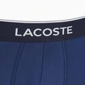 Lacoste boksininkų šortai 5H3389 W64 3 poros tamsiai mėlynos/raudonos spalvos metileno 4