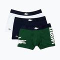 Lacoste boksininkų šortai 5H1803 P52 3 poros čiobrelių/raudonai mėlyna/balta 14