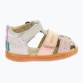 Kickers Kick Bazar šviesiai rožinės/daugiaspalvės spalvos vaikiški sandalai 2