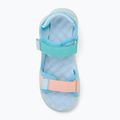Vaikiški sandalai Kickers Kickjune blue/coral pink/green 5