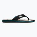 Vyriškos šlepetės per pirštą Quiksilver Molokai Layback II white / black / blue 2