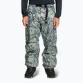Vyriškos snieglenčių kelnės Quiksilver Snow Down Cargo woodland abstract sea spray