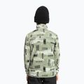 Vaikiškas snieglenčių džemperis Quiksilver Aker Half Zip Fleece shadow checks desert sage 3