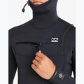 Vyriškas plaukimo kostiumas Billabong 5/4 mm Absolute Natural Chest Zip Hooded black 5