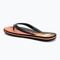 Vyriškos šlepetės per pirštą Quiksilver Molokai Art 25 fiery coral wordblock 3