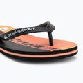 Vyriškos šlepetės per pirštą Quiksilver Molokai Art 25 fiery coral wordblock 7