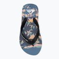 Vaikiškos šlepetės per pirštą Quiksilver Molokai Art 25 Youth fiery coronet blue tropicamo 5
