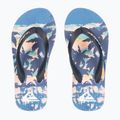 Vaikiškos šlepetės per pirštą Quiksilver Molokai Art 25 Youth fiery coronet blue tropicamo 2