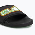 Vyriškos šlepetės Quiksilver Rivi Wordmark Slide II black rasta 7