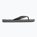 Vyriškos šlepetės per pirštą Quiksilver Molokai Art 25 black naturama 2