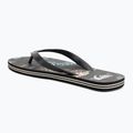 Vyriškos šlepetės per pirštą Quiksilver Molokai Art 25 black naturama 3
