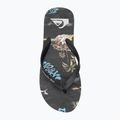 Vyriškos šlepetės per pirštą Quiksilver Molokai Art 25 black naturama 5