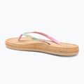Moteriškos šlepetės per pirštą ROXY South Beach III green/pink 3