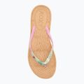 Moteriškos šlepetės per pirštą ROXY South Beach III green/pink 5