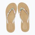 Moteriškos šlepetės per pirštą ROXY South Beach III black print 2